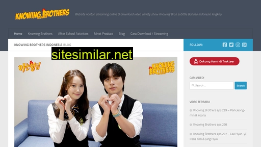 Knowingbrothers similar sites