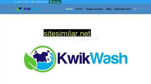 kwikwash.id alternative sites