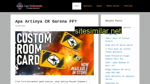 Liga-indonesia similar sites