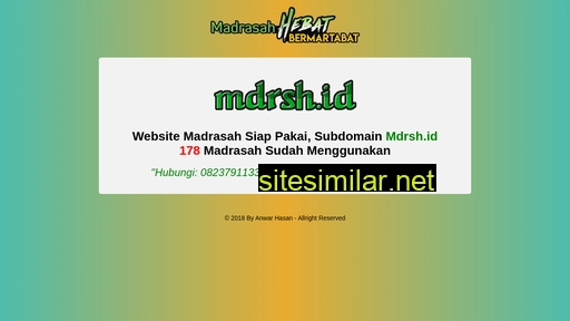 mdrsh.id alternative sites