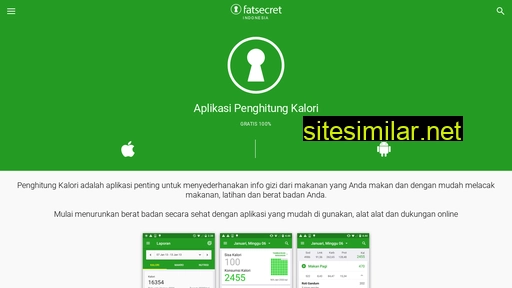 mobile.fatsecret.co.id alternative sites