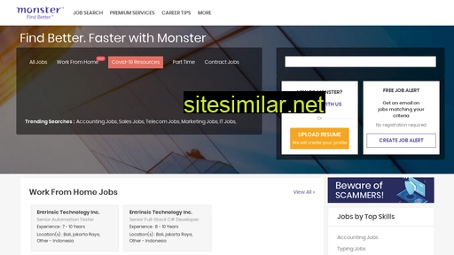 monster.co.id alternative sites