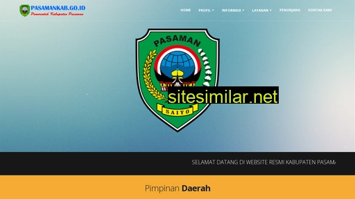 pasamankab.go.id alternative sites