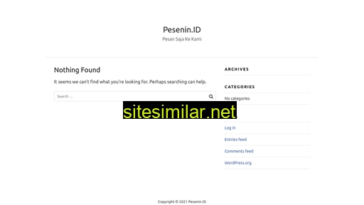pesenin.id alternative sites