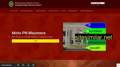 pn-maumere.go.id alternative sites
