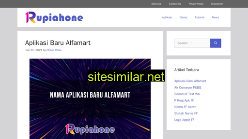 rupiahone.co.id alternative sites