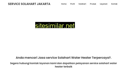 Servicesolahartjakarta similar sites