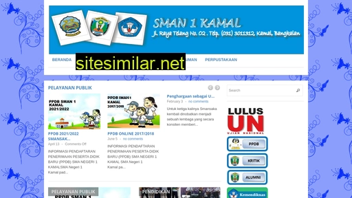 sman1kamal.sch.id alternative sites