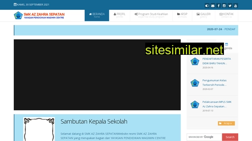 smkazzahrasepatan.sch.id alternative sites