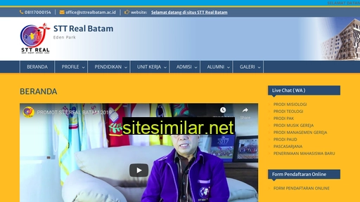 sttrealbatam.ac.id alternative sites