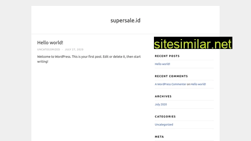 supersale.id alternative sites