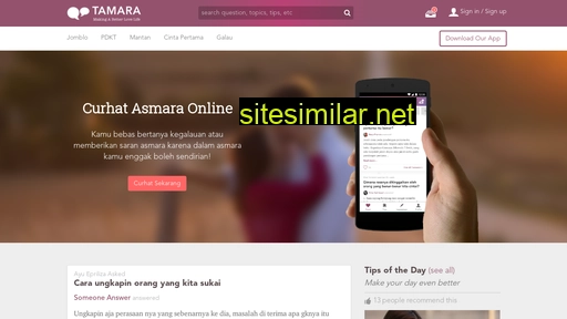 tamara.id alternative sites