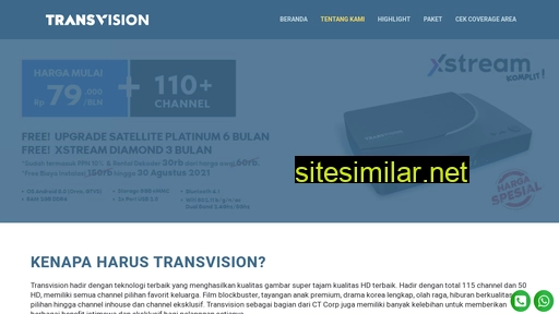 Transvisionid similar sites