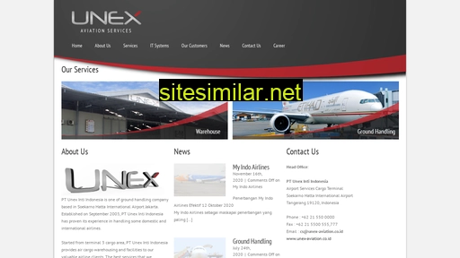 unex-aviation.co.id alternative sites