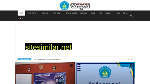 unipra.ac.id alternative sites