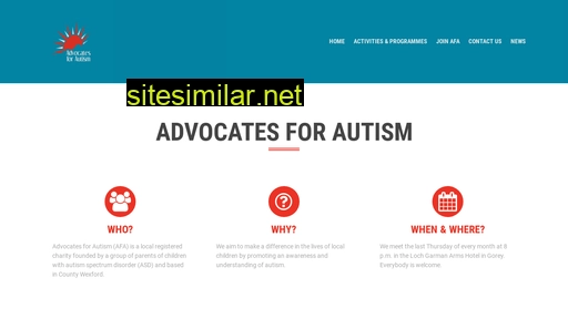 advocatesforautism.ie alternative sites