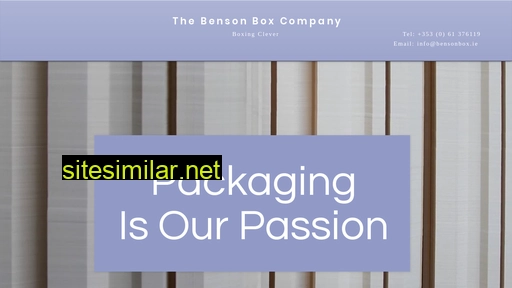 Bensonbox similar sites