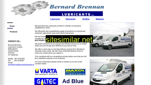 bernardbrennanlubricants.ie alternative sites