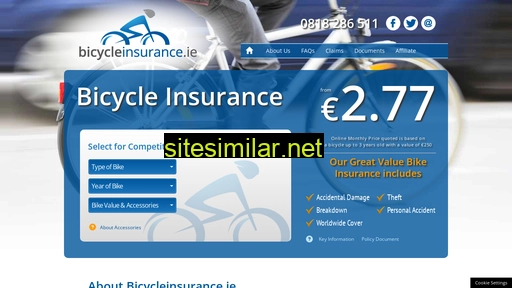 bicycleinsurance.ie alternative sites
