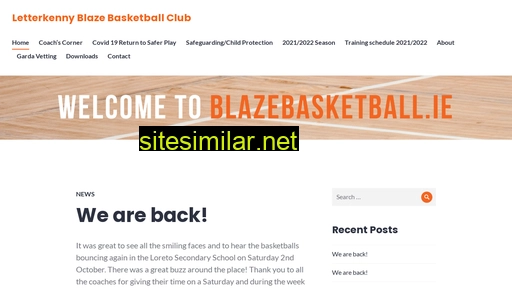 blazebasketball.ie alternative sites