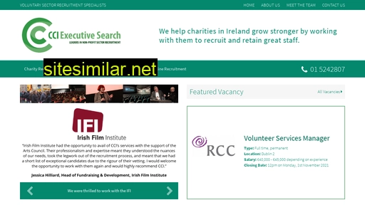 Charitycareersrecruitment similar sites
