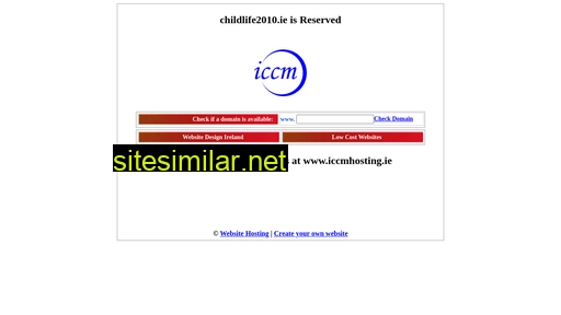 Childlife2010 similar sites