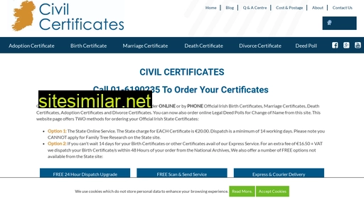 civilcertificates.ie alternative sites