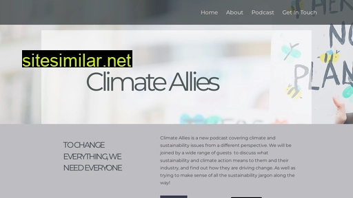climateallies.ie alternative sites
