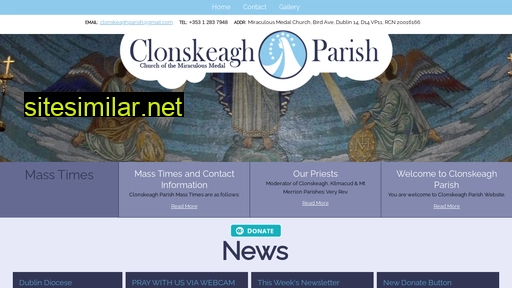 clonskeaghparish.ie alternative sites