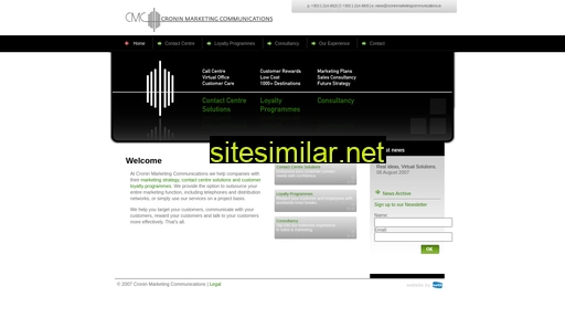 croninmarketingcommunications.ie alternative sites