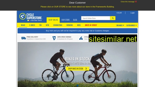 cyclesuperstore.ie alternative sites