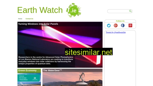 earthwatch.ie alternative sites