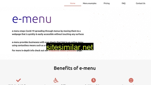 E-menu similar sites