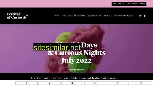festivalofcuriosity.ie alternative sites
