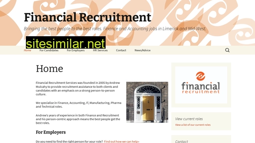 financialrecruitment.ie alternative sites