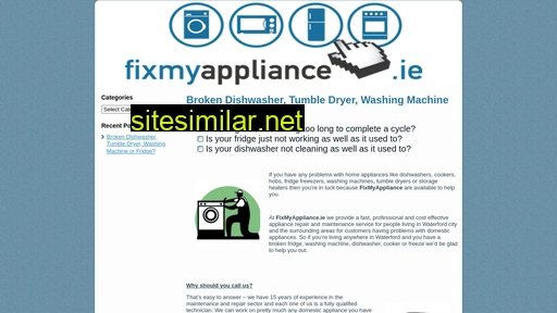 fixmyappliance.ie alternative sites