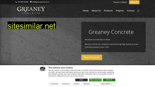 greaneyconcrete.ie alternative sites