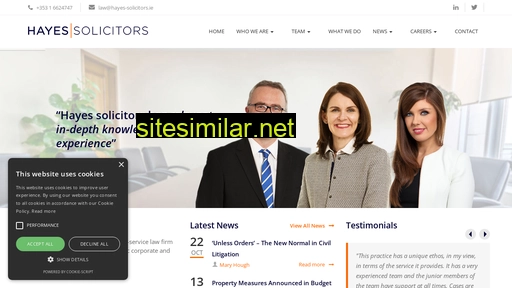 Hayes-solicitors similar sites