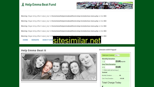helpemmabeatitfund.ie alternative sites