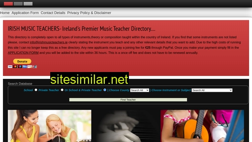 irishmusicteachers.ie alternative sites
