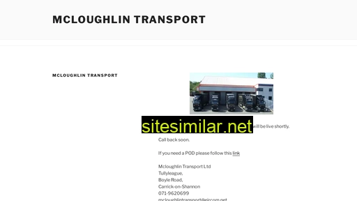 mcloughlintransport.ie alternative sites
