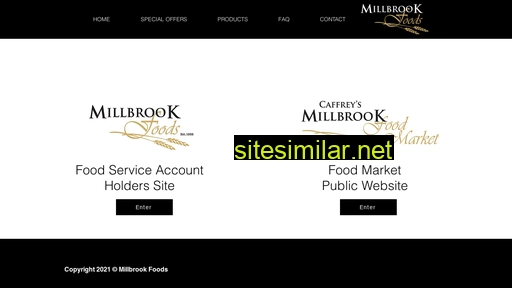 Millbrookfoods similar sites