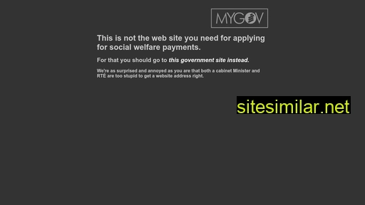 mygov.ie alternative sites