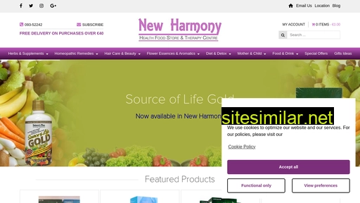 newharmony.ie alternative sites