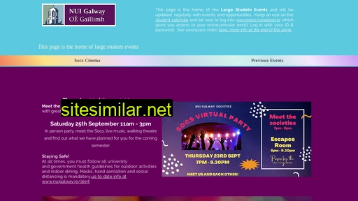 Nuigalwayevents similar sites