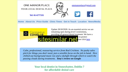 onemanorplacedental.ie alternative sites