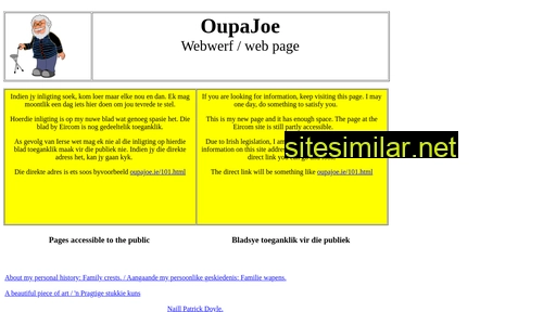 oupajoe.ie alternative sites