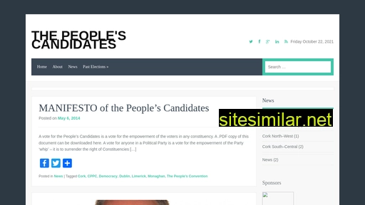 peoplescandidates.ie alternative sites