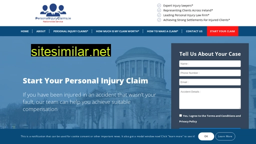 personalinjuryclaims.ie alternative sites