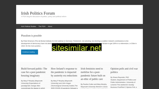 politicalreform.ie alternative sites